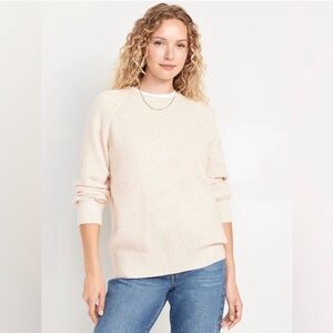 Old Navy SoSoft Crew Neck Tunic Sweater XXL NWT Cream